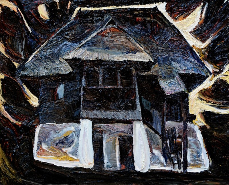 "Studiu" by Nika Glițos, 2013, oil on canvas