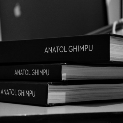 Anatol Ghimpu at … în procesul de lucru asupra albumului Anatol Ghimpu