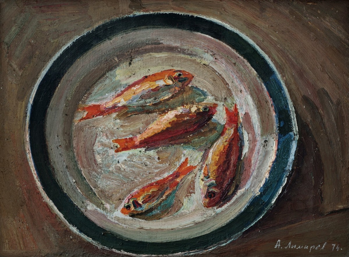 "Painting. Still life" by A. G. Lymarev