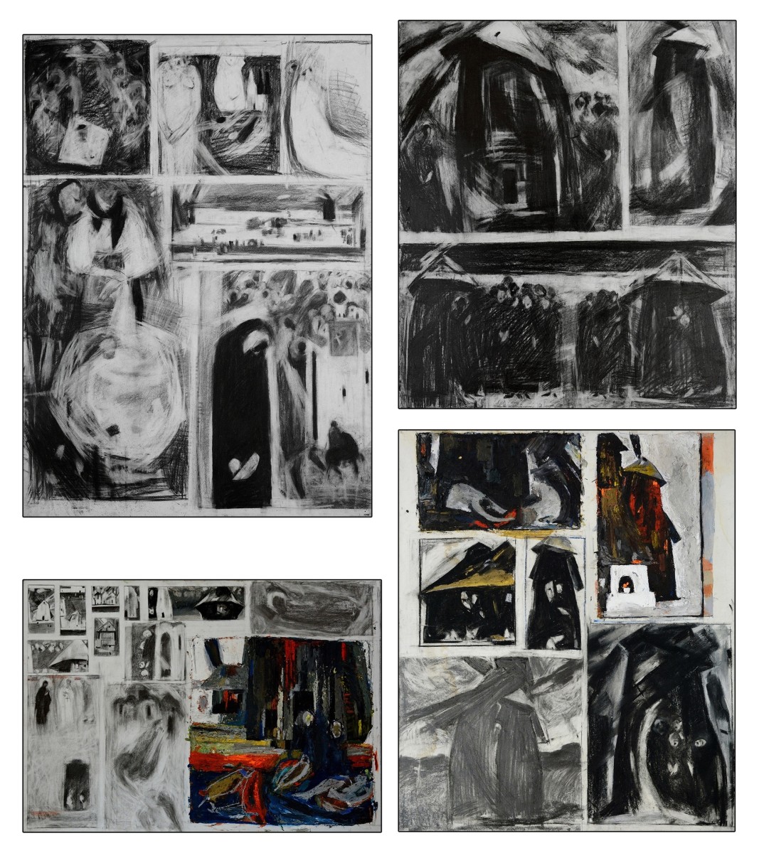 "Drawing. Diploma. Long term" by Rodica Dubasari, 1200x1080mm, Russian sauce, pencil on paper and oil