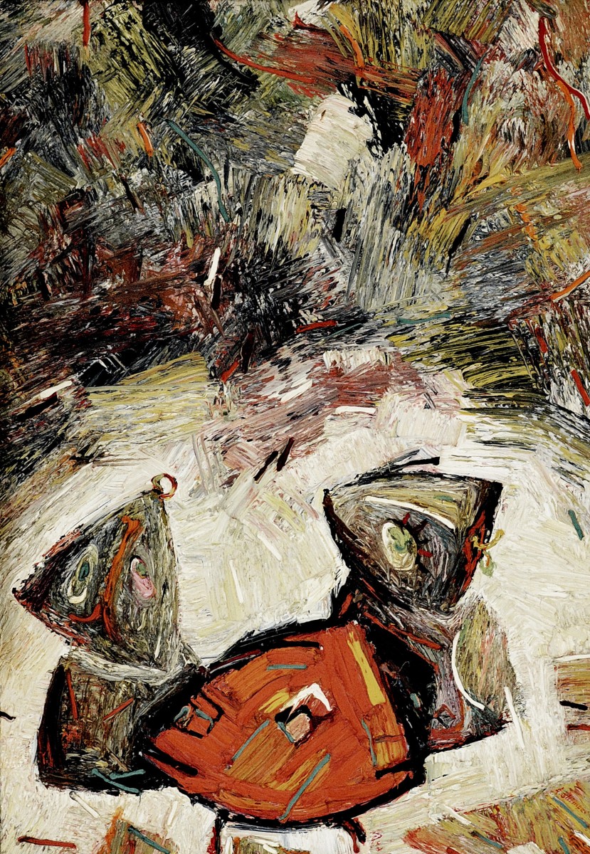 "Etude" by Anatol Ghimpu, 1994, 1000x700mm, oil on canvas