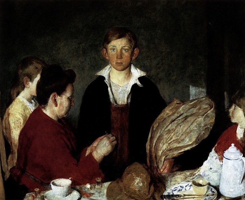 "Composition. People" by Charles Webster Hawthorne