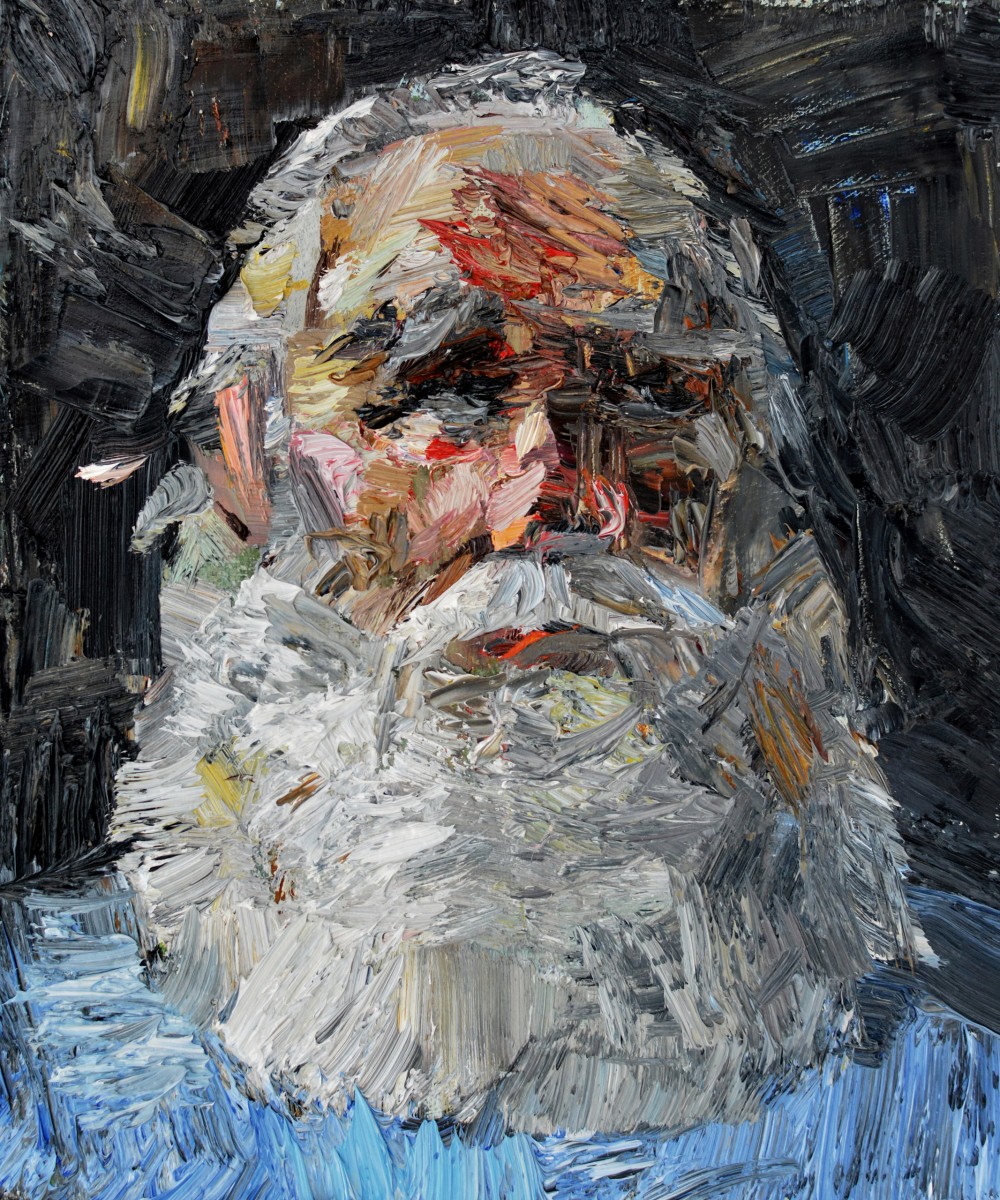"Живопись. Этюд. Портрет. Продолжительный" by Диана Румегхеа, 300x250mm, масло / холст