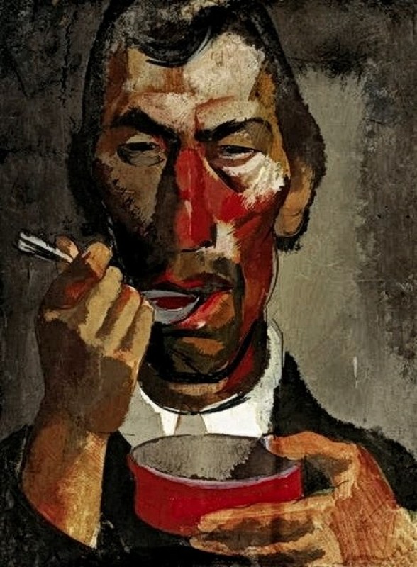 "Painting. Portrait" by Vilmos Aba-Novák