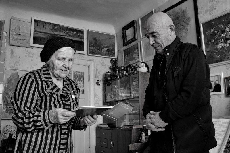 Anatol Ghimpu at În atelierul lui Anatol Ivanovich Colceac. 7 martie 2020