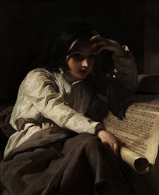 "Compoziție. Figură / semifigură" by James Sant