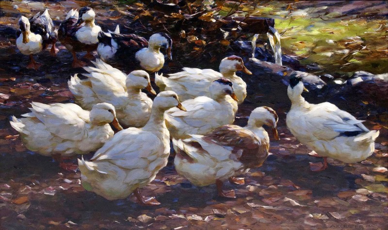 "Pictură. Rural" by Alexander Koester