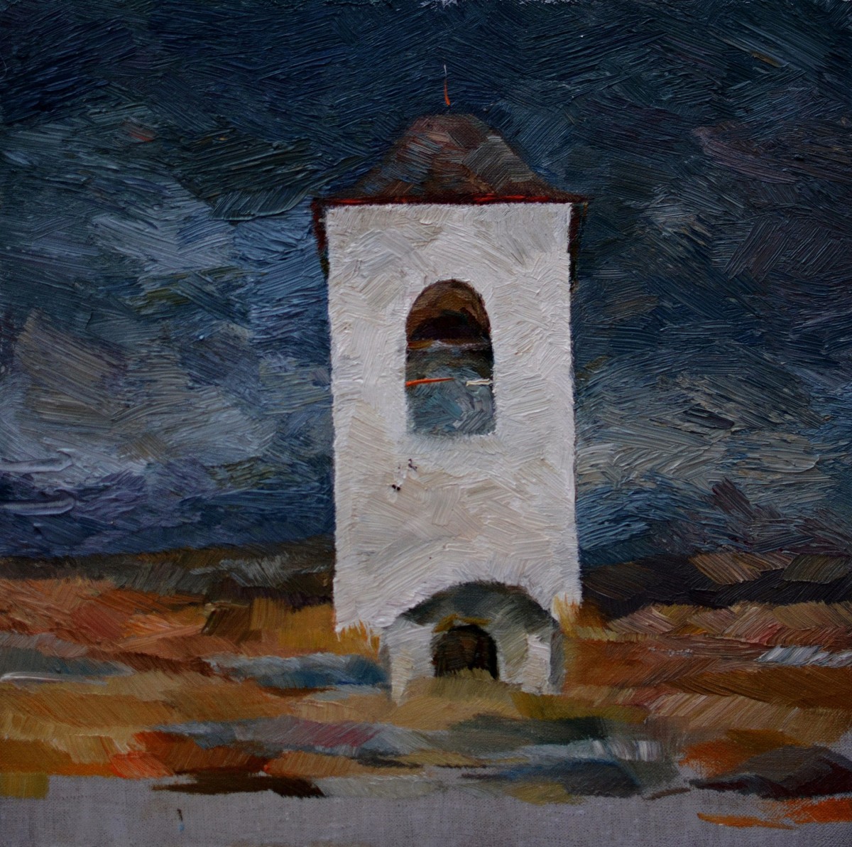 "Pictură. Pleinair. Pleinair în Moldova" by Ștefan Mocanu, ulei pe pânză