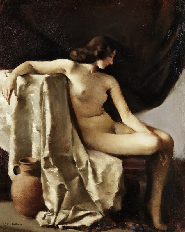 "Painting. Nude" by Rudolf Nissl