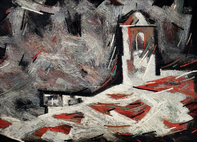 "Etude. Butuceni" by Anatol Ghimpu, 1998, 650x900, oil on canvas