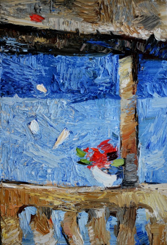 "Painting. Pleinair. Pleinair romania" by Diana Rumeghea, oil on canvas