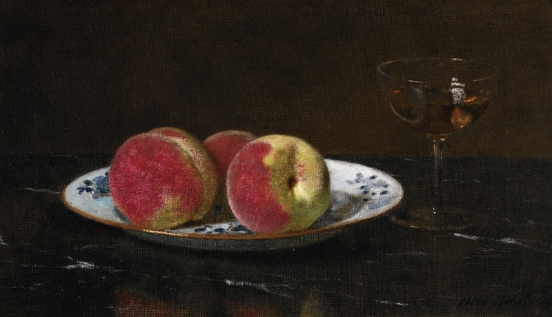 "Pictură. Natură statică" by Otto Scholderer