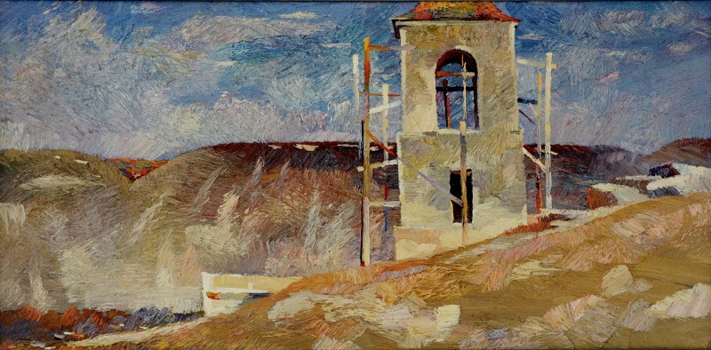 "Butuceni" by Anatol Ghimpu, 2004, 500x520mm, oil on canvas