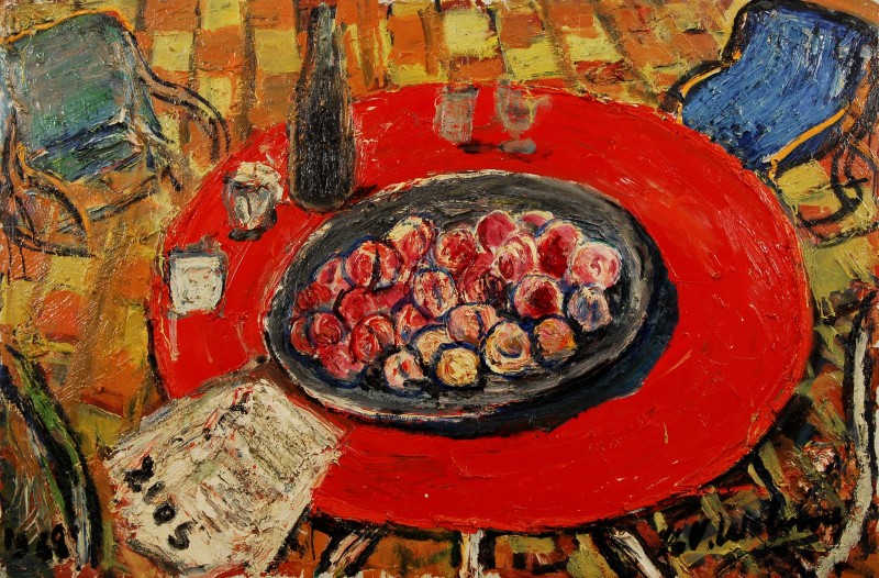 "Pictură. Natură statică" by Henri Victor Wolvens