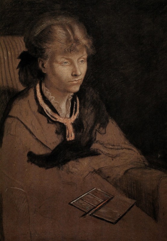 "Pictură. Portret" by Catherine Madox Brown