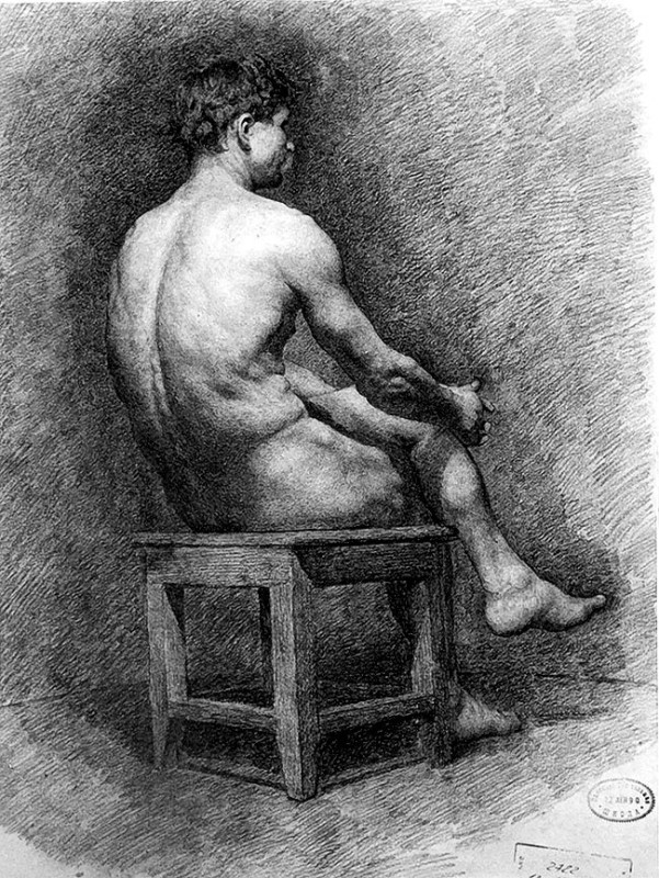 "Desen. Nud" by Evgeniy Iosifovich Bukovetskiy