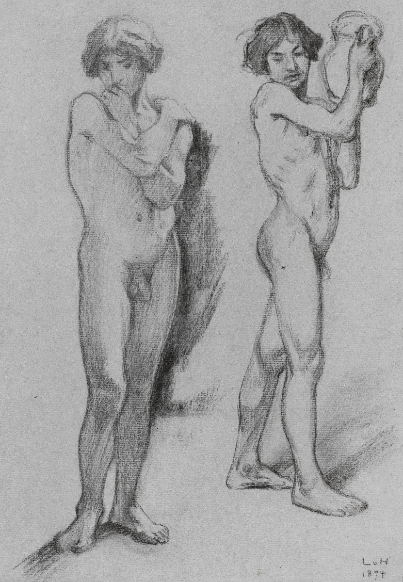 "Drawing. Nude" by Ludwig von Hofmann