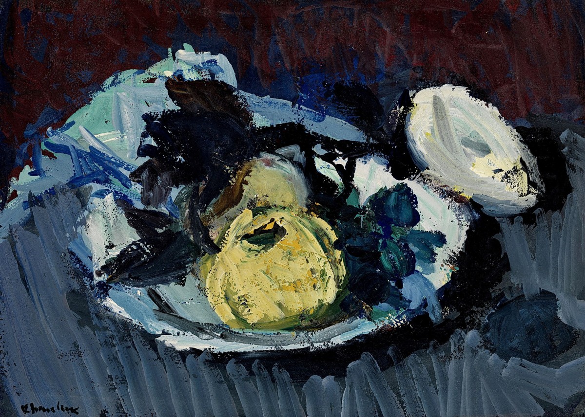 "Painting. Still life" by Vasily Mikhailovich Khmelyuk