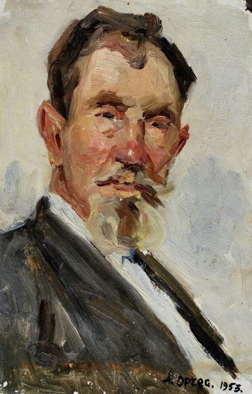 "Painting. Portrait. Figure" by Afanasie Oprea