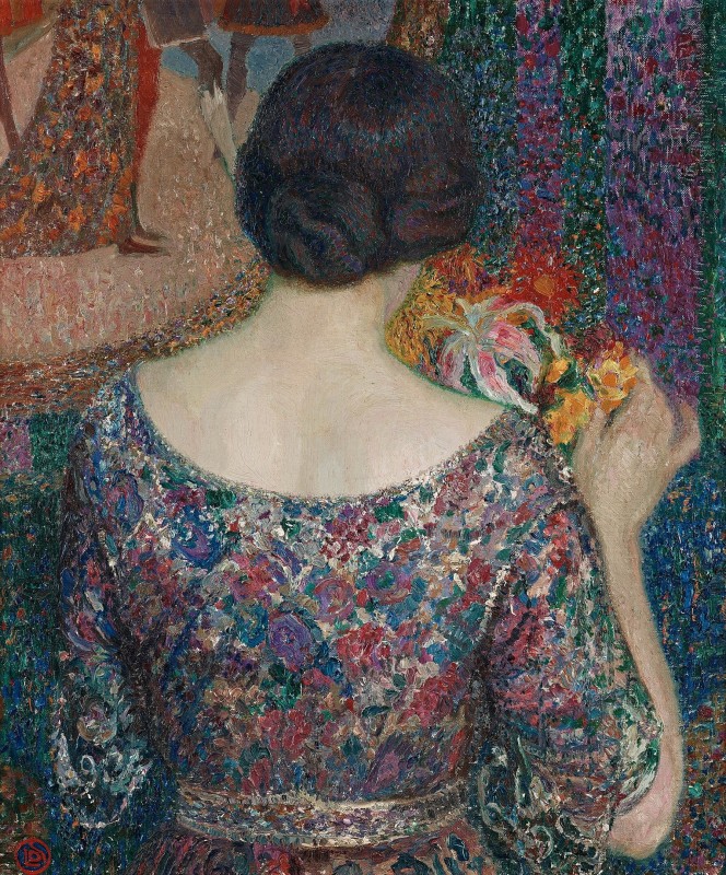 "Pictură. Figură / semifigură" by Léon de Smet