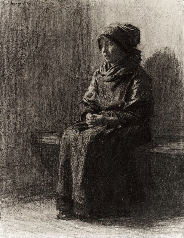 "Drawing" by Léon Augustin Lhermitte