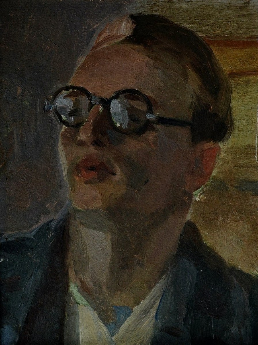 "Painting. Portrait" by Ion Jumati, oil on canvas