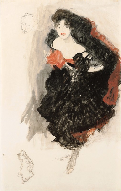 "Drawing. Figure" by Gustav Klimt