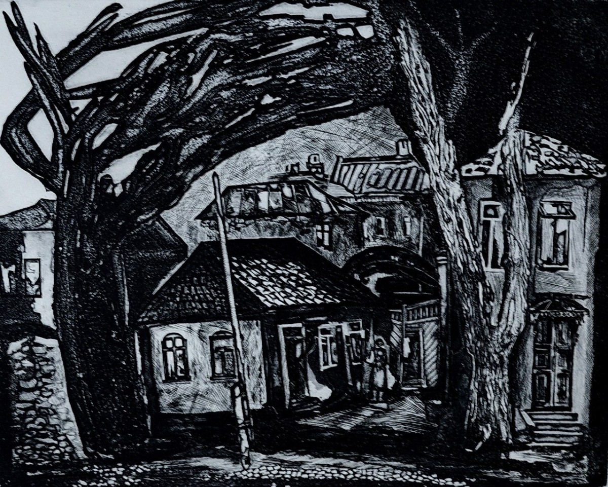 "Старый Кишинёв" by Natalia Coreachina, 1982