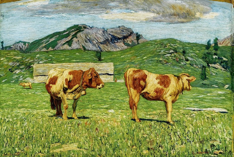 "Painting. Animals" by Carlo Fornara