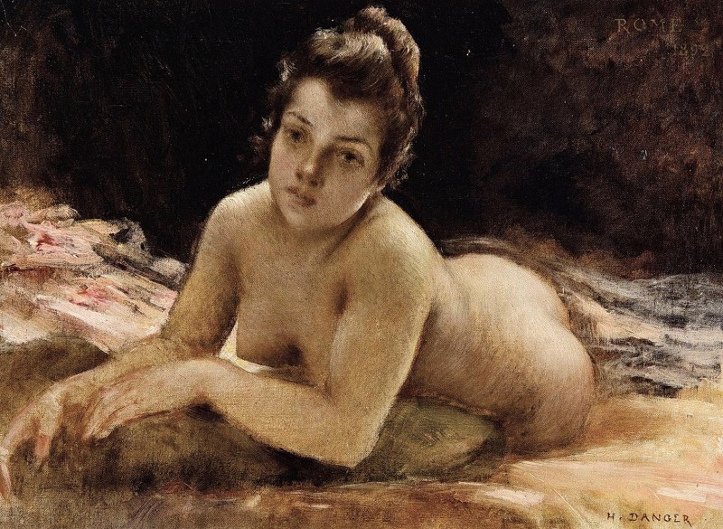 "Painting. Nude" by Henri-Camille Danger