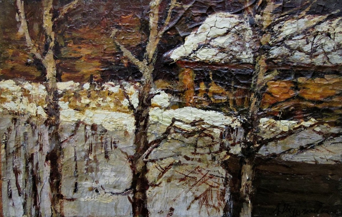 "Painting. Landscape. Rural" by Leonard Turzhansky