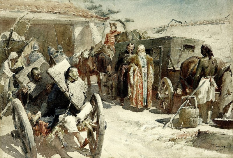 "Drawing. Historical" by Leonid Grigoraşenco