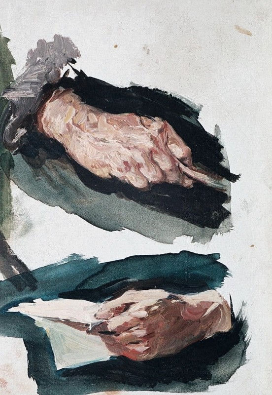 "Pictură. Gips, cap, mâini și picioare" by Evsey Evseevich Moiseenko
