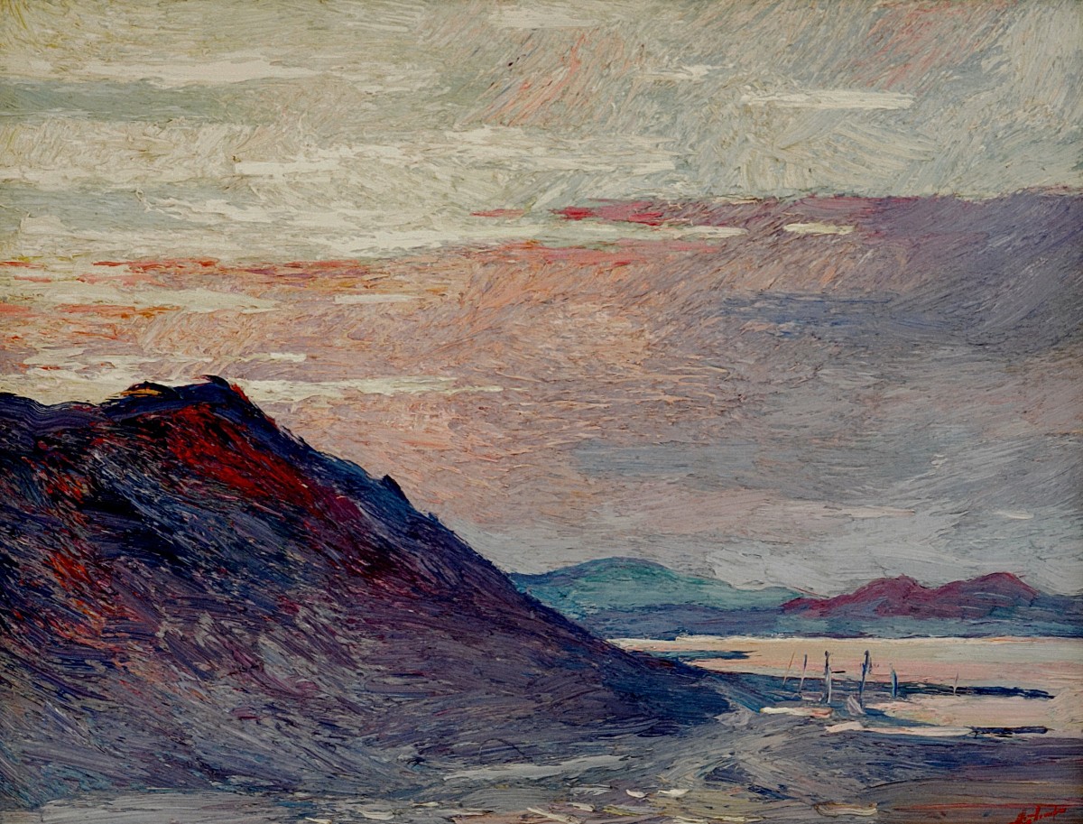 "Krasnovodsk" by Анатол Гимпу, 2000, 520x680mm, масло / холст