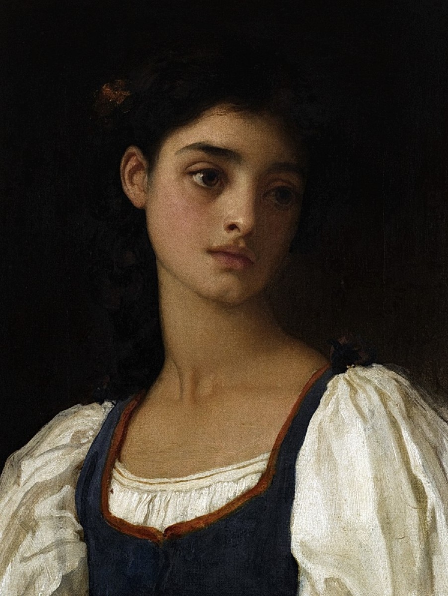 "Painting. Portrait" by Frederic Leighton
