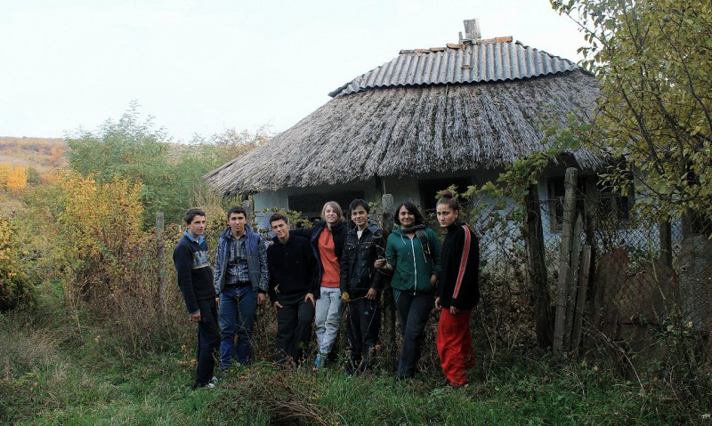 Pleinair de toamnă. Clasa IX - primele studii în ulei. octombrie 2013