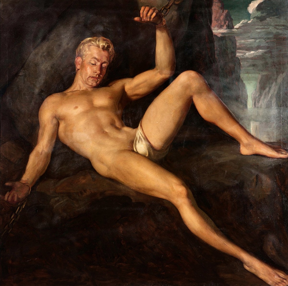 "Painting. Nude" by Alexey Vladimirovich Isupov