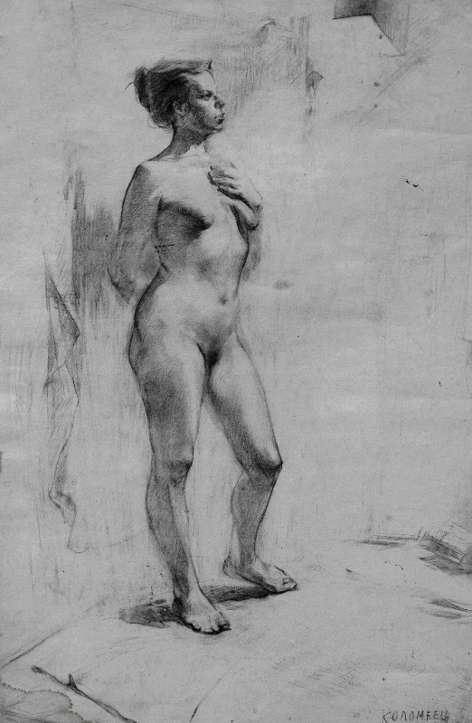 "Drawing. Nude" by Boris Kolomeț