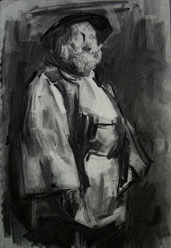 "Рисунок. Фигура / полуфигура" by Гхеоргхе Лисица