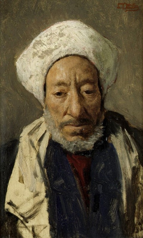 "Painting. Portrait" by Leopold Müller