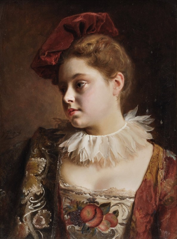 "Живопись. Портрет" by Gustave Jean Jacquet