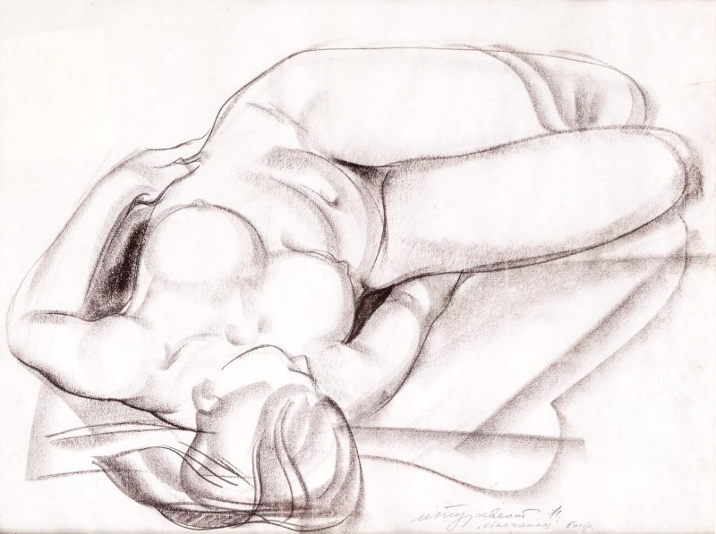 "Зарисовки / эскизы. Обнаженка" by Turovsky Mikhail Saulovich