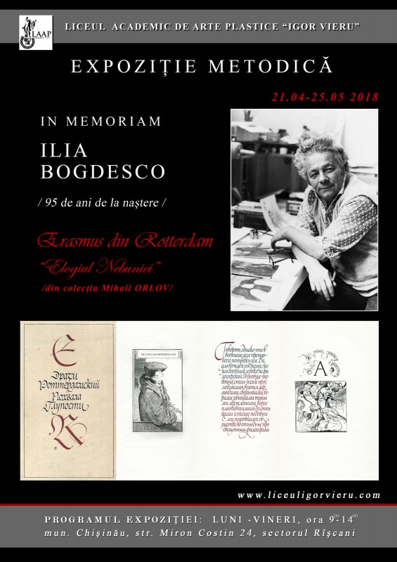 In memoriam of Ilya Bogdesco. 95 years from the birth