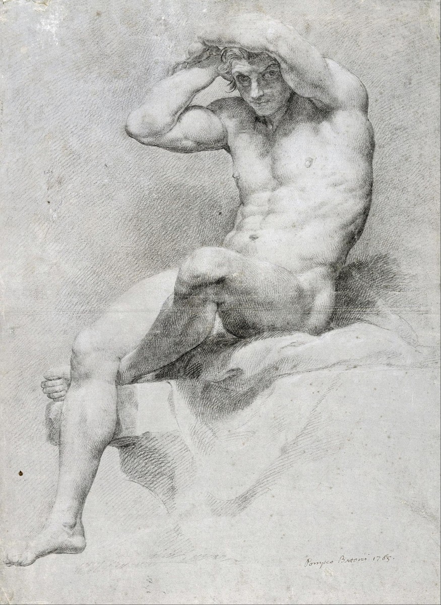 "Desen. Nud" by Pompeo Batoni