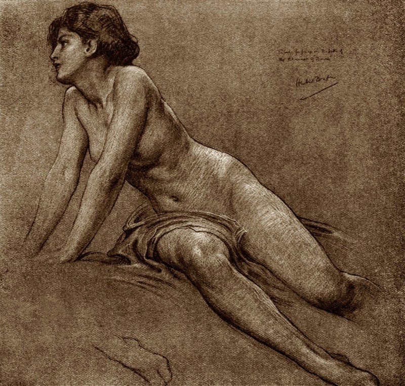 "Painting. Nude" by Herbert James Draper