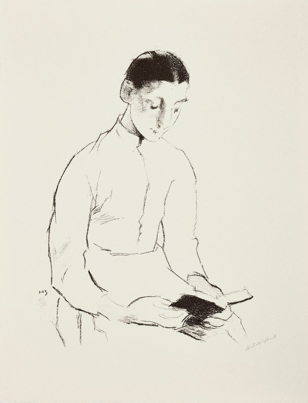 "Drawing. Figure" by Helene Schjerfbeck