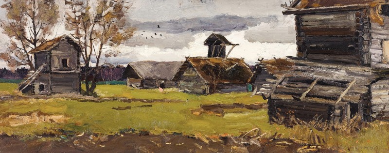 "Painting. Rural" by Vladimir Fedorovich Stozharov