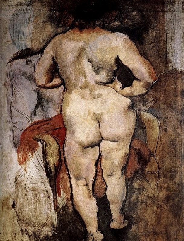 "Painting. Nude" by Jules Pascin