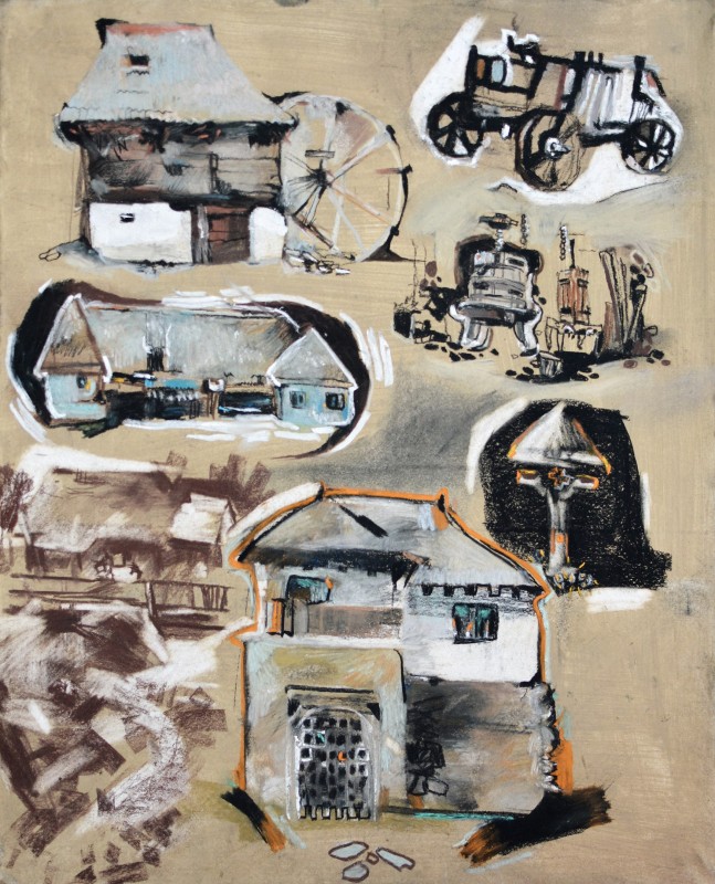 "Зарисовки / эскизы. Пленэр. Пленэр в Румынии" by Михаи Онcиу