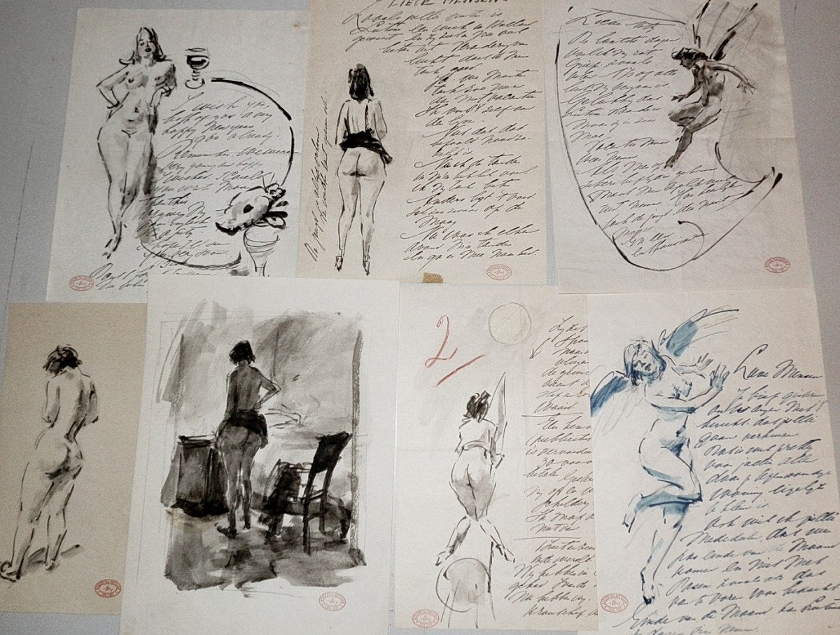 "Рисунок" by Тхео ван Елсен